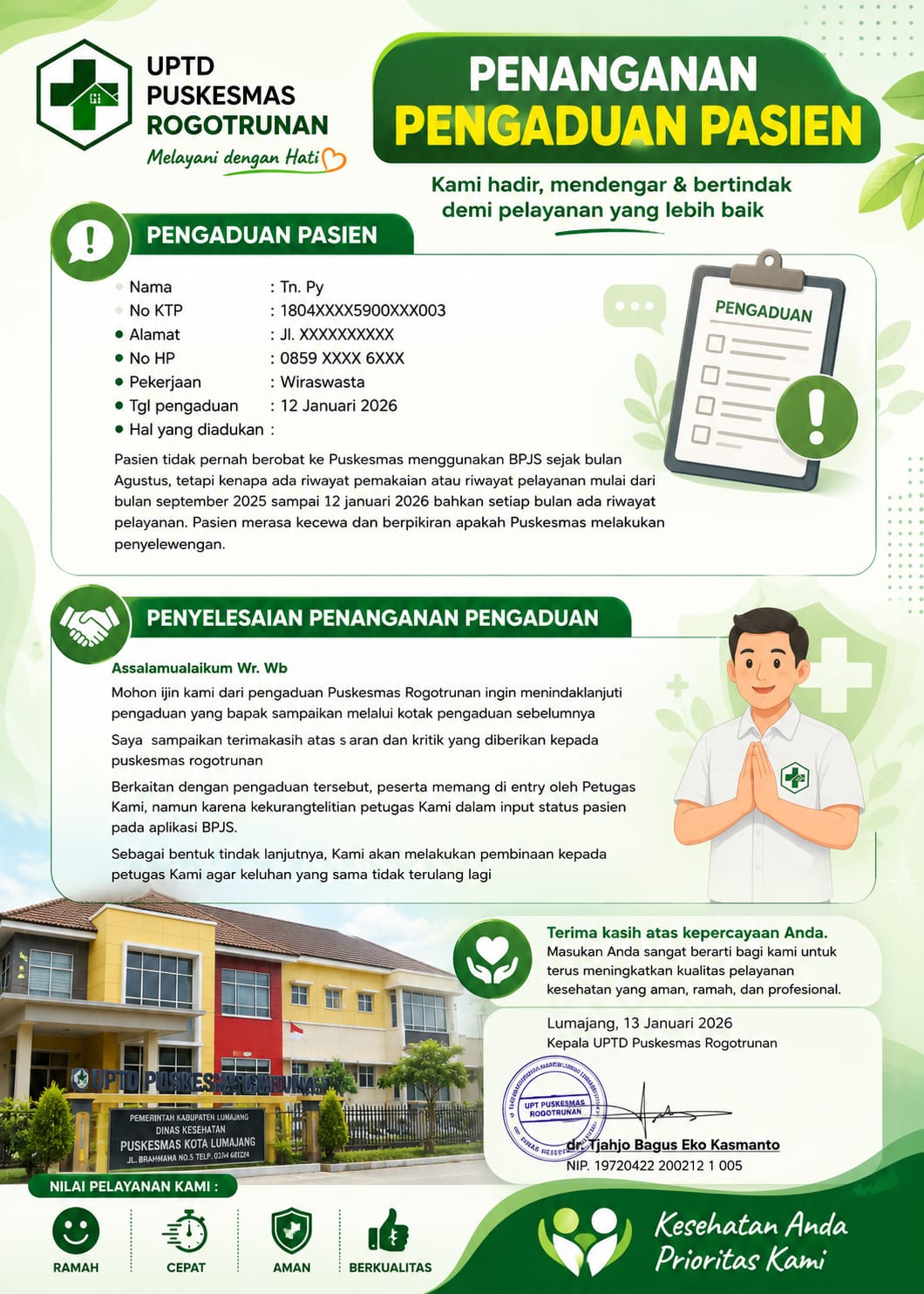 PUBLIKASI PENGADUAN 2026 TRIBULAN 1